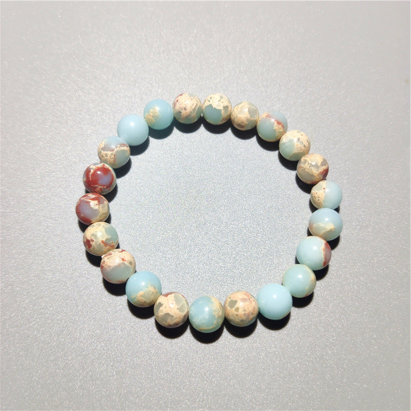 Wholesale Shoushan Stone Verdant Green Bracelet